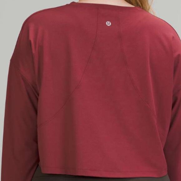lululemon athletica Tops - NWT Lululemon Muscle Love Long Sleeve Shirt Mulled Wine Size 6 Maroon BRAND NEW